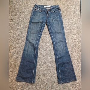 Joe's Jeans Ladies Whipstitch Low Waist Stretch Bootcut Jeans 24